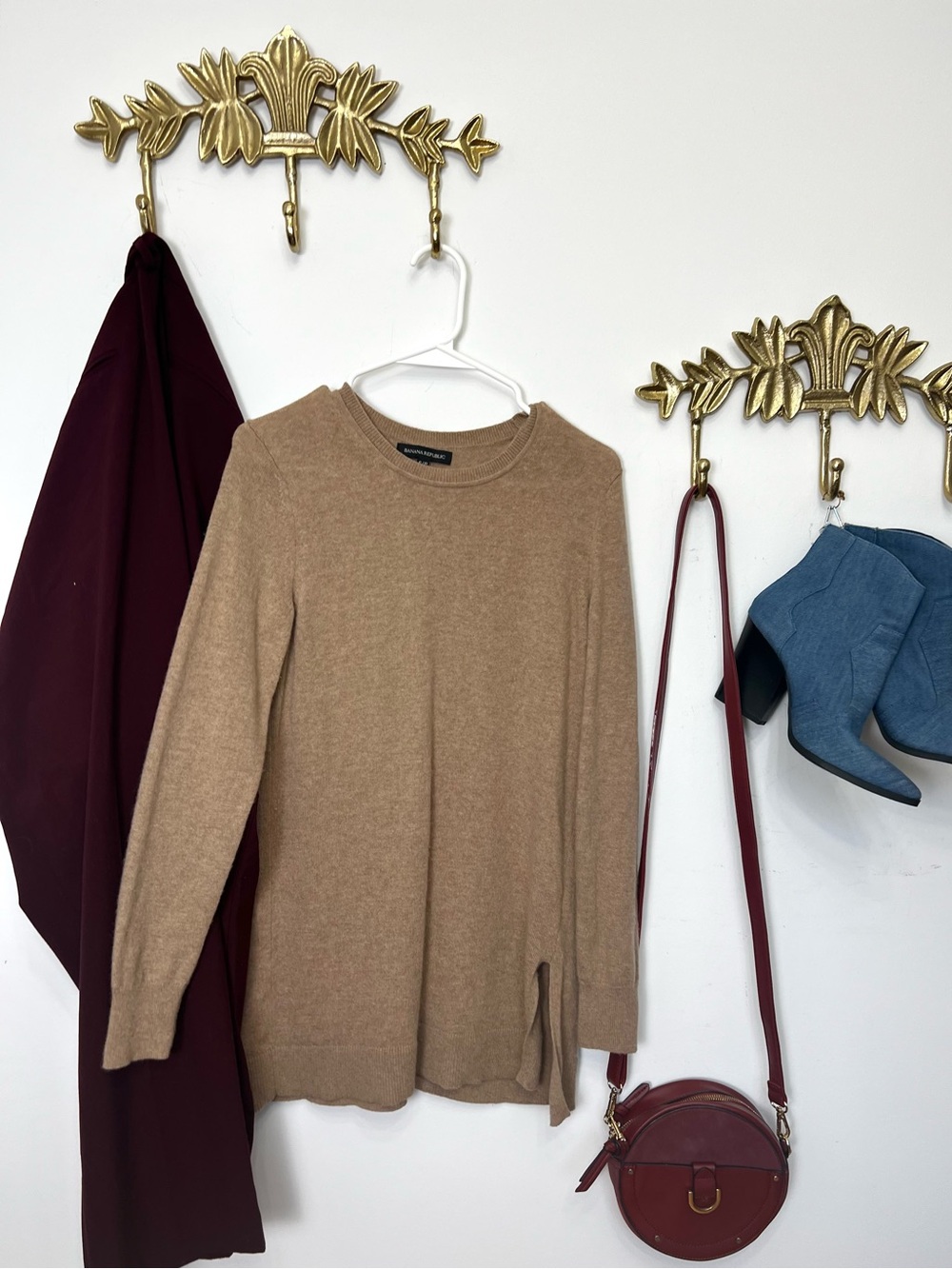 Banana republic wool cashmere blend S ptp 19” l 29”